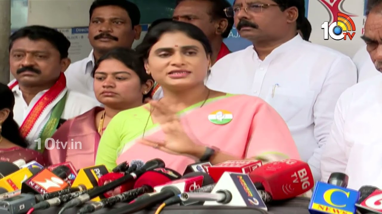 రాజమండ్రి కల్తీపాల బాధితులకు షర్మిల పరామర్శ | TPCC Chief YS Sharmila | Rajamahendravaram | 10TV