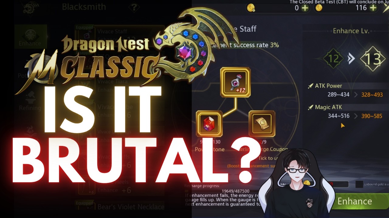 Gear Enhancing in Dragon Nest M: Classic