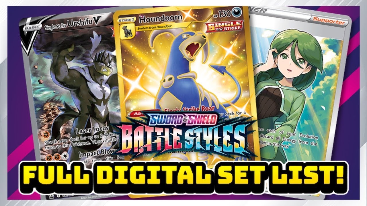 BATTLE STYLES CARD LIST! All 183 Pokémon Cards