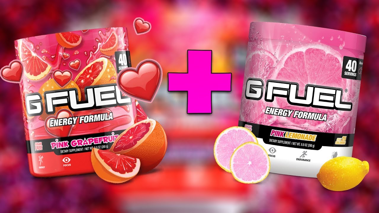 PINK + PINK G-FUEL = ? - NEW GAMMA LABS DOES IT G-FUEL! - MIXING NEW PINK GRAPEFRUIT & PINK LEMONADE