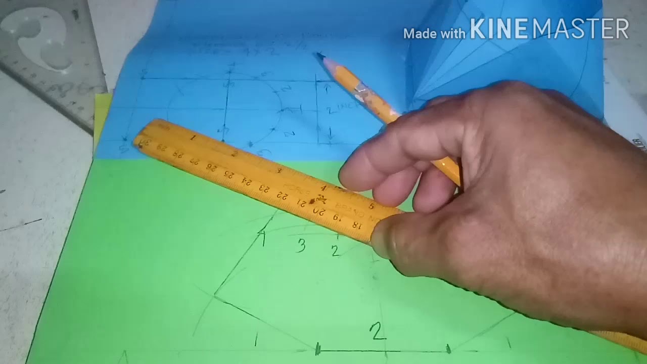 RECTANGLE TO ROUND CENTER how to layout half and whole