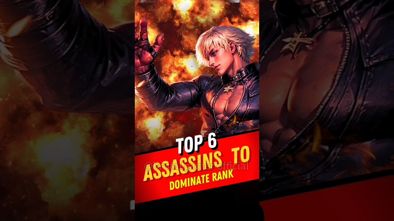 Top 6 Assassins To Dominate Rank #mobilelegends #mlbb #moba55goldenmonth #mobalegends
