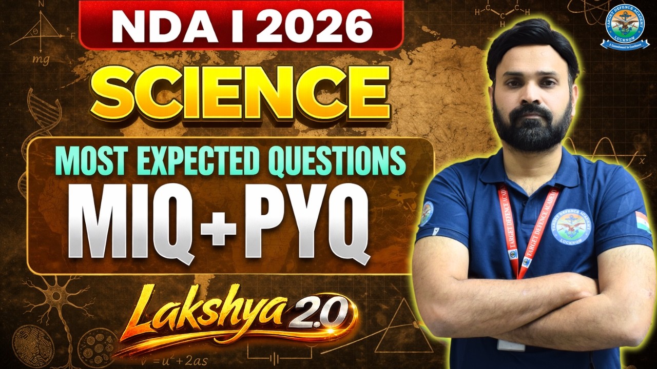 NDA Science One Shot Revision🔥NDA 1 2026 Live Classes | NDA Exam Preparation Videos |NDA Preparation