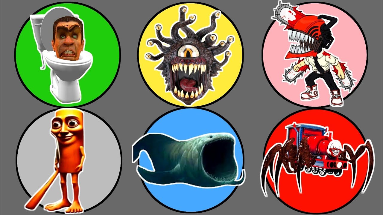Spin Wheel !! Skibidi Toilet, Dungeon Dragons, Tuntung Sahur, Bloop, Chocho Charles, Chainsaw Man 