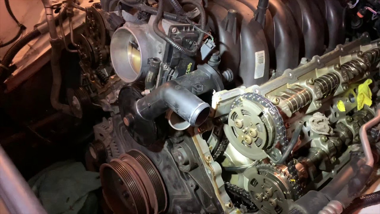 Полный ремонт цепей и направляющих ГРМ Land Rover Jaguar 5.0L