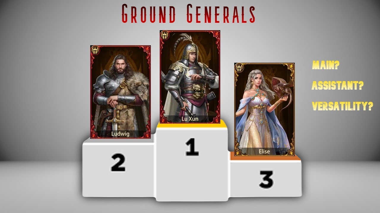 Evony Ground Generals: Who's REALLY the BEST?