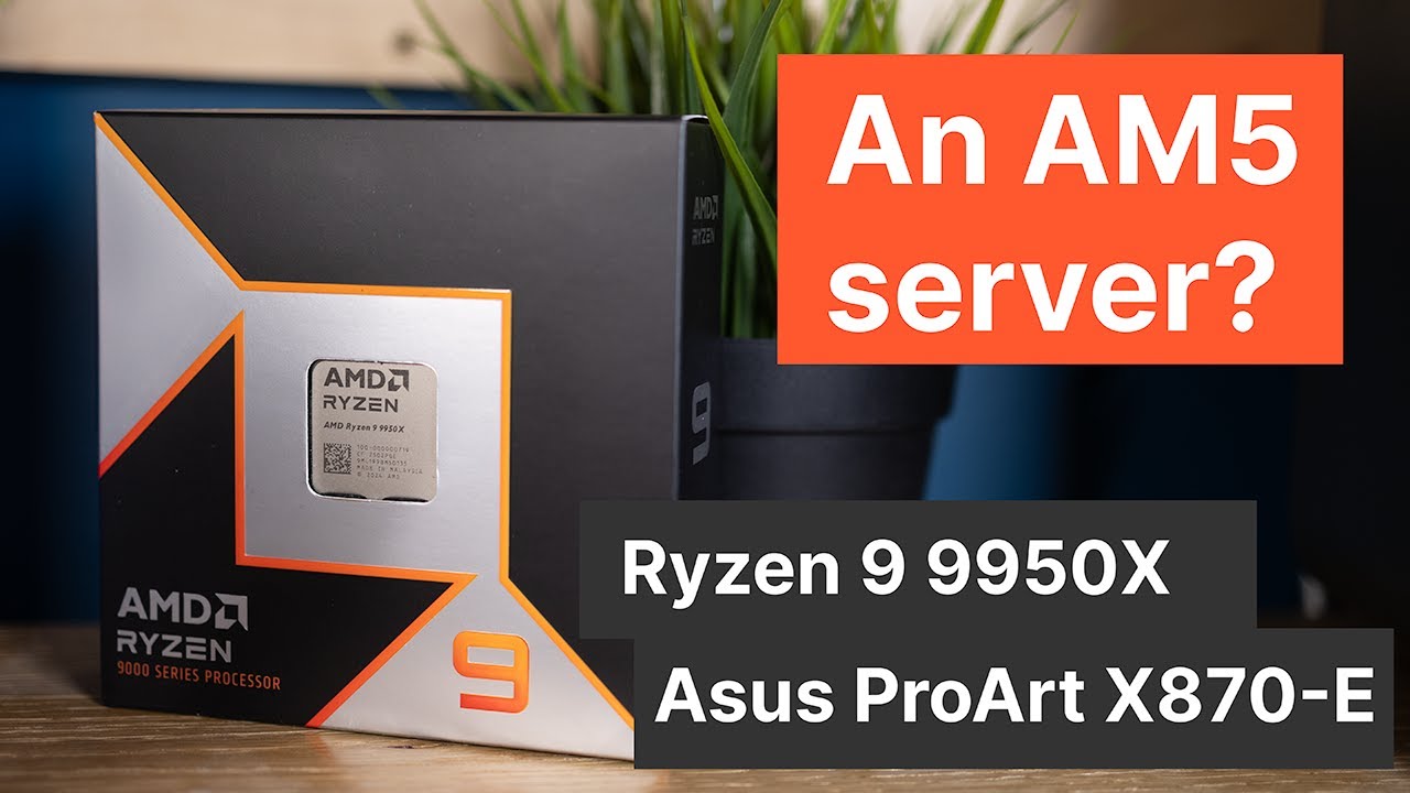 Does it make sense as a server? Ryzen 9950X + ASUS ProArt X870E