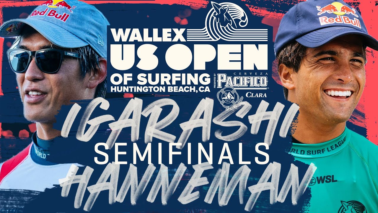 Kanoa Igarashi vs Eli Hanneman | Wallex US Open of Surfing - Semifinals Heat Replay