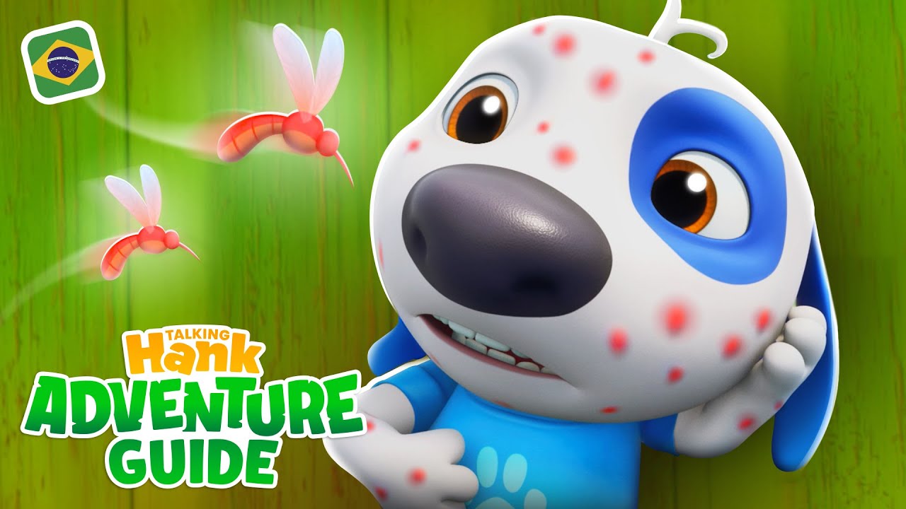 Como lidar com mosquitos 🐞🦟 Guia de Aventura do Talking Hank: Vida na Ilha