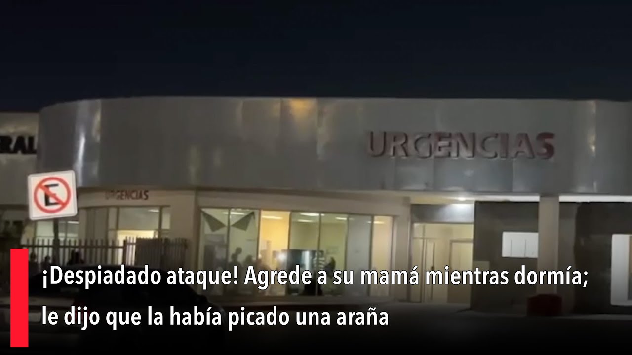 ¡Despiadado ataque! Agrede a su mamá mientras dormía; le dijo que la había picado una araña