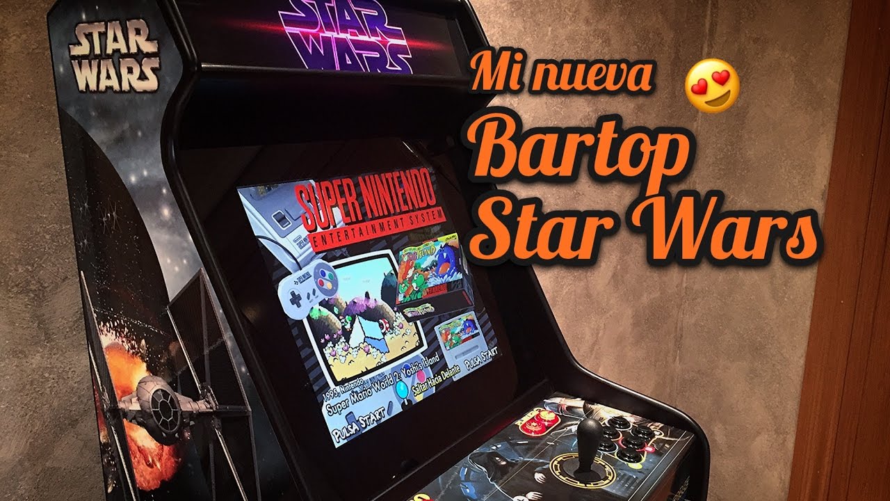 Mi nueva bartop Star Wars de Bricogame. Una máquina recreativa arcade en casa !!