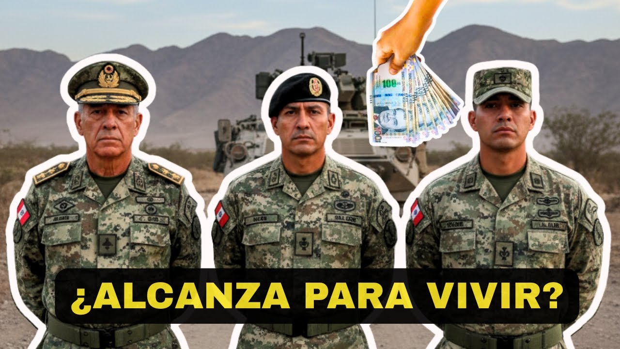 ¿Cuánto gana un militar retirado con pensión en Perú?