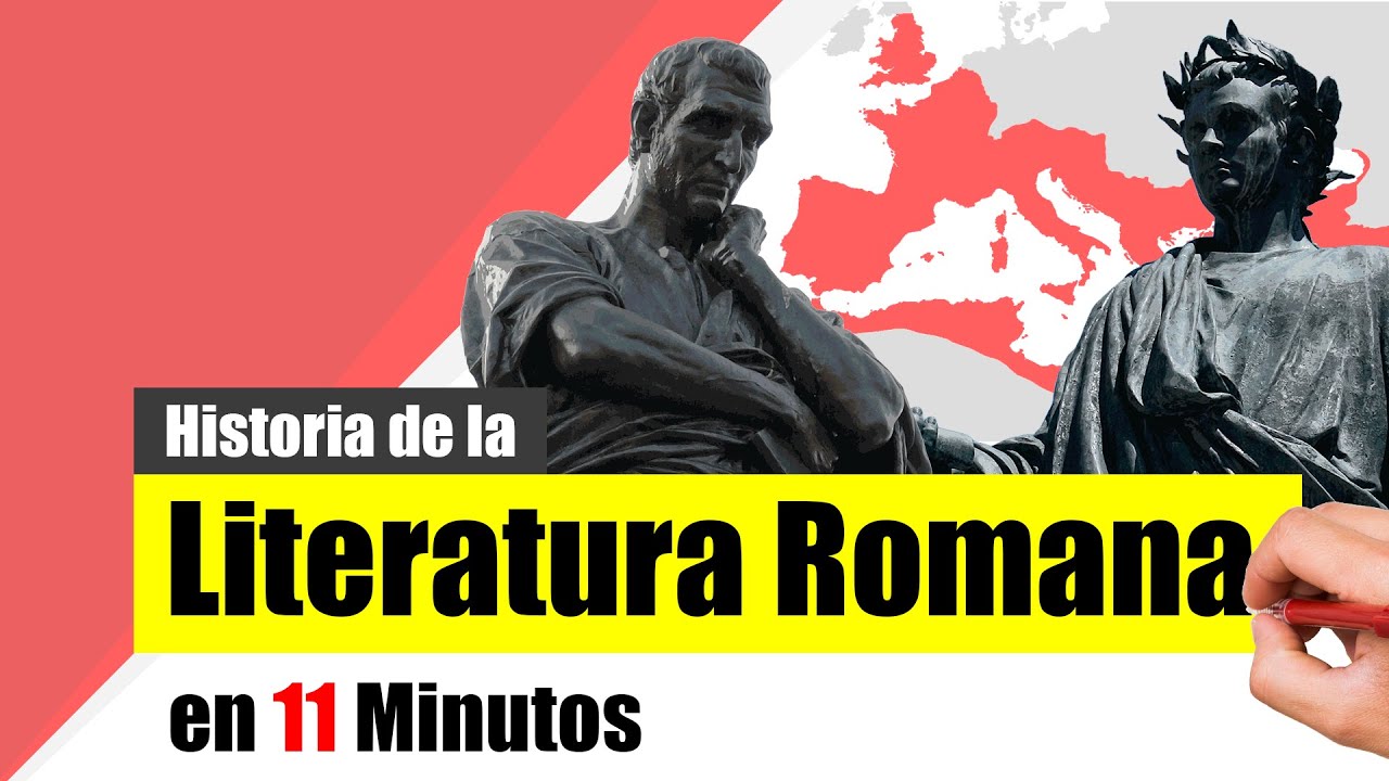 Historia de la LITERATURA ROMANA -  Resumen | Origen, edad de oro, edad de plata e imperio tardío.