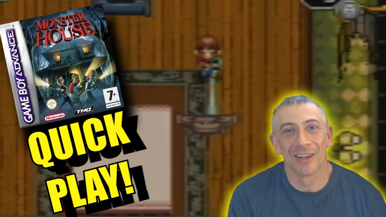 Monster House Gameplay - Nintendo GameBoy Advance - With Commentary