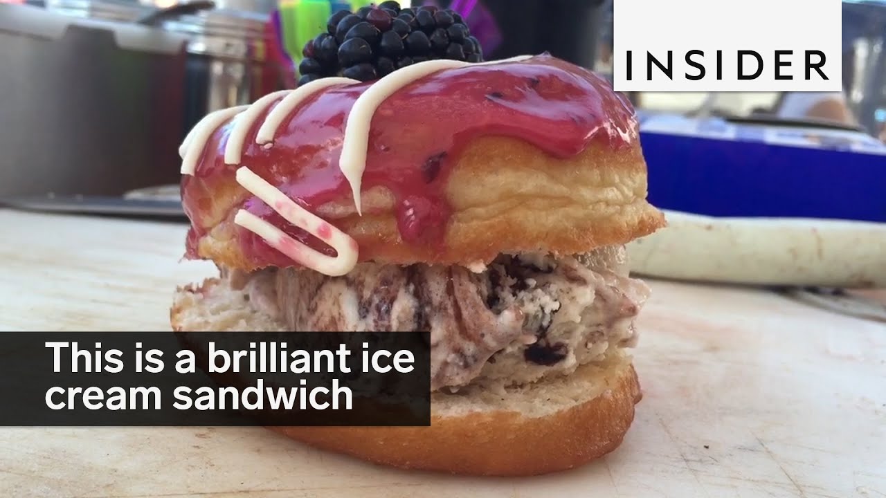 A doughnut shop in LA created a brilliant ice cream sandwich