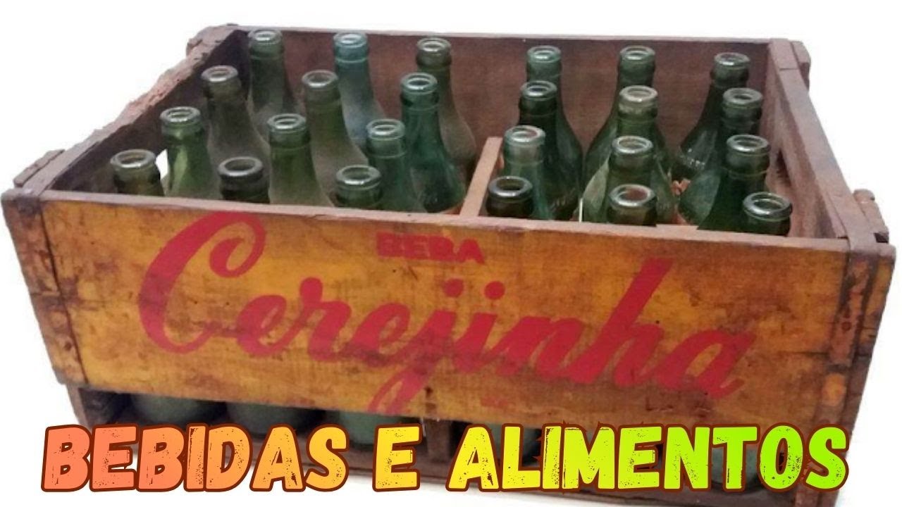 EMBALAGENS ANTIGAS - BEBIDAS E ALIMENTOS.