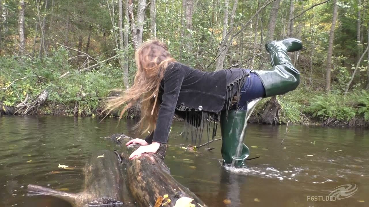 Wet Waders Girl