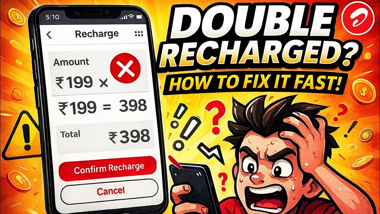What to do if you recharge twice in Airtel and jio!!!! #doubletimerecharges