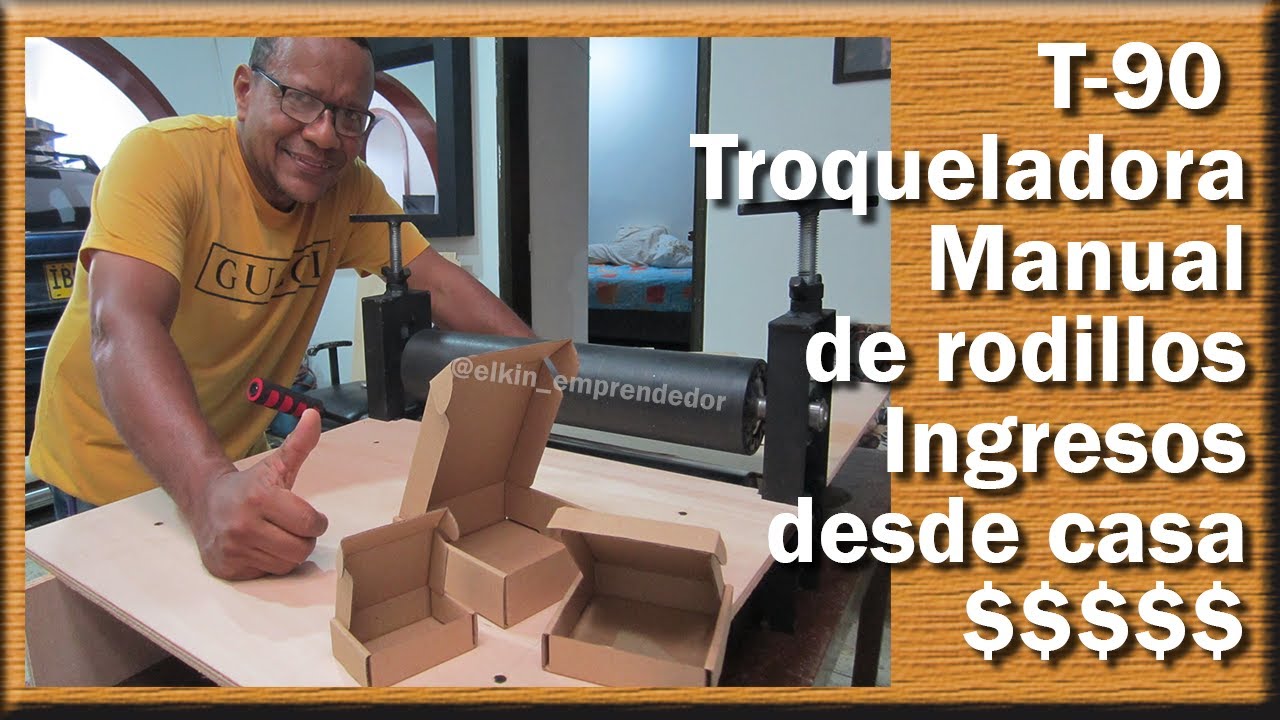 T-90 troqueladora manual ficha técnica @elkin_emprendedor