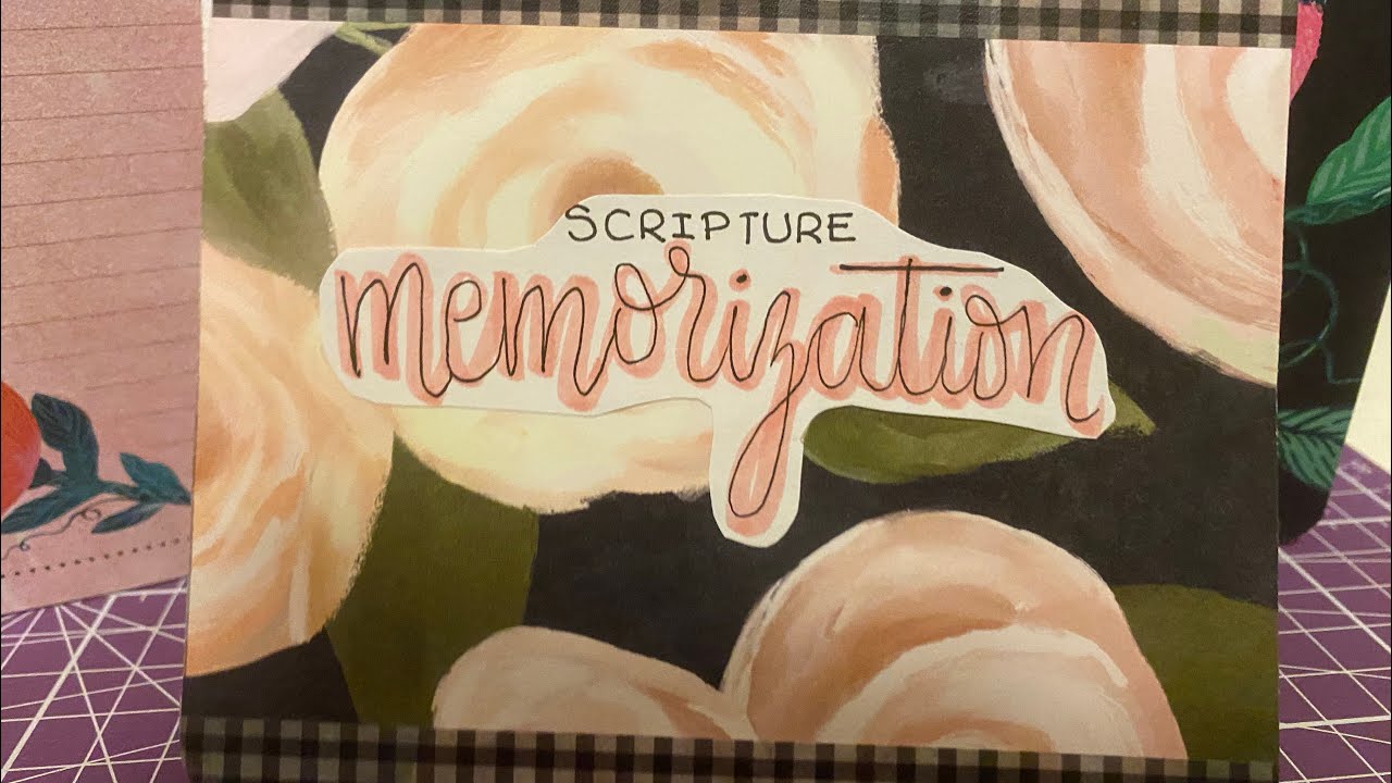 My scripture memorization book! 