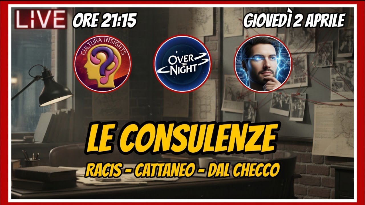 LIVE 2.04.2026 - ore 21:15 , CULTURA INSIGHTS, OTN e ANDY STEEL
