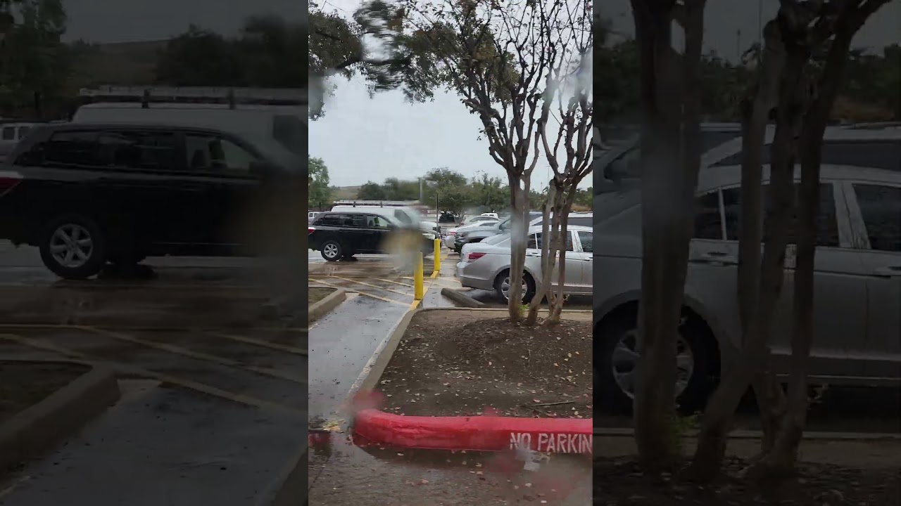 Parking in the handicap no blue placard and no tags but its raining and this spot is front spot