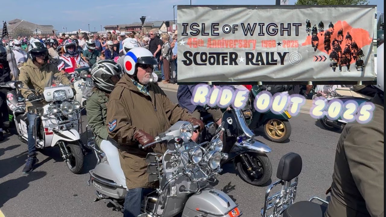 Isle of Wight Scooter Rally 2025 Ride Out