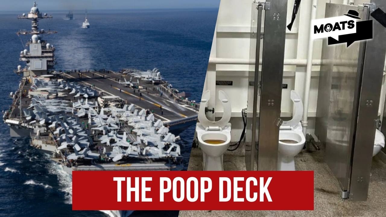 Excrement was floating everywhere on the US boat