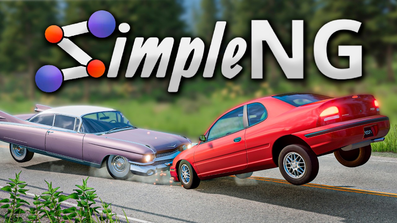 BeamNG БЕЗ повреждений. ЗАЧЕМ? БЕСПЛАТНЫЙ ПАК МАШИН + ТРАФИК! SimpleNG | DESTIMAGE