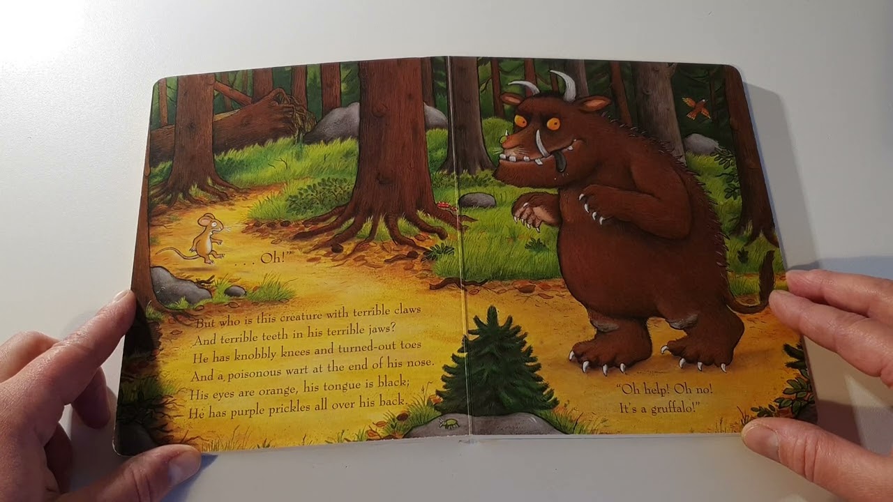 'The Gruffalo' created by Julia Donaldson and Axel Sheffler, read in English