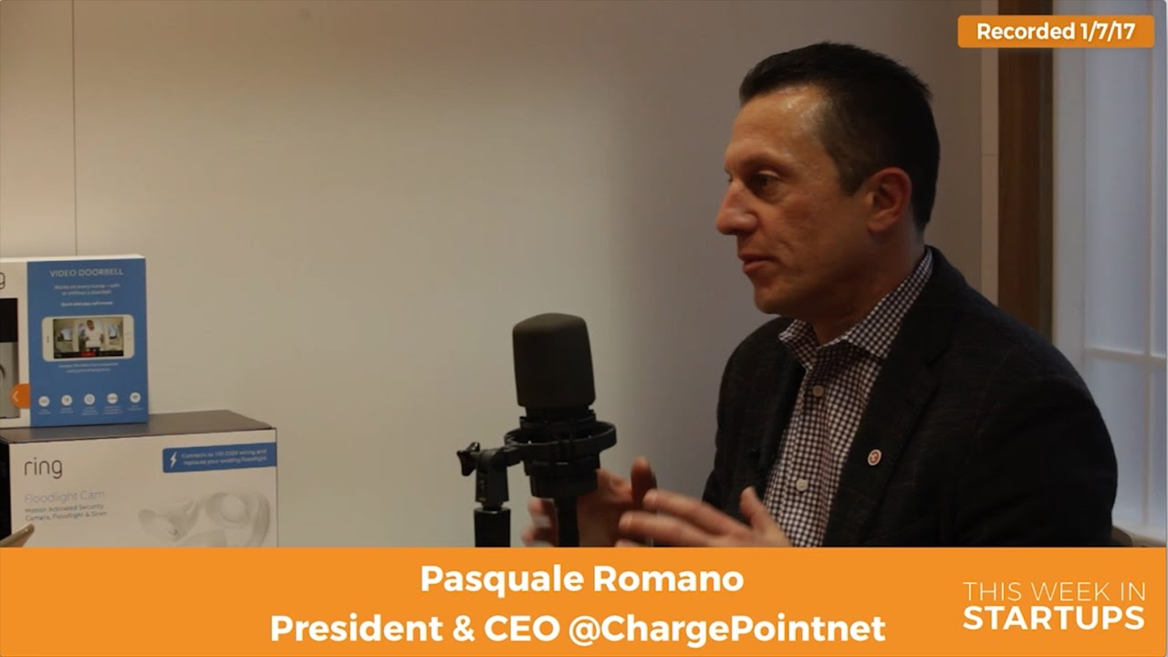 Filmed at CES! ChargePoint Pasquale Romano operates world&rsquo;s largest electric vehicle charging netwrk