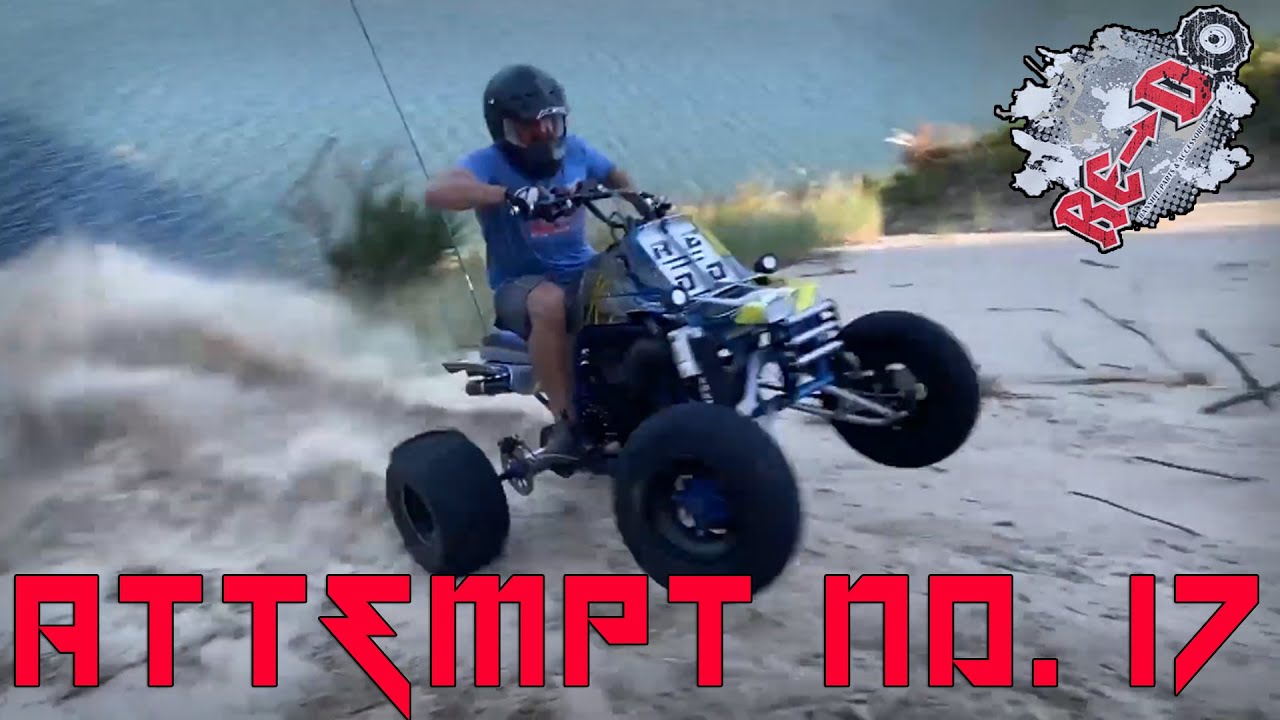 Extreme BANSHEE Hill Climb By The Water - 4TH attempt finally gets it!!