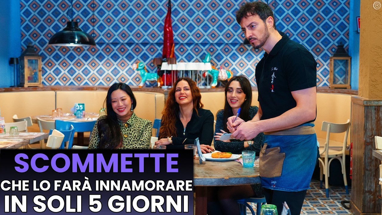 Scommette con le Amiche che Farà Innamorare il Cameriere in 5 Giorni