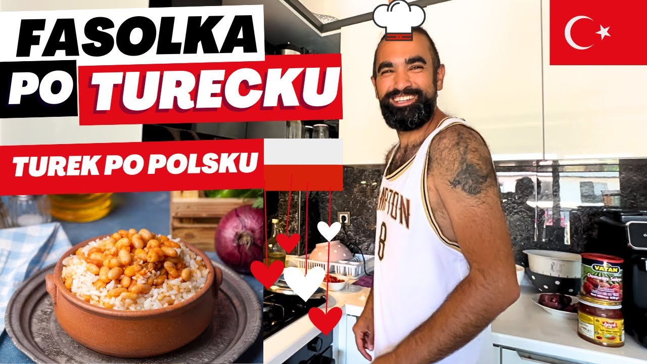 TUREK POKAZUJE JAK POPRAWNIE GOTOWAĆ RYŻ - FASOLA PO TURECKU Z RYŻEM CZYLI KURU FASULYE DLA POLAKÓW