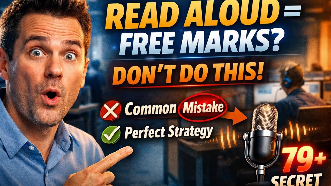PTE Read Aloud FULL STRATEGY | Get 79+ in Speaking | Most Important Task