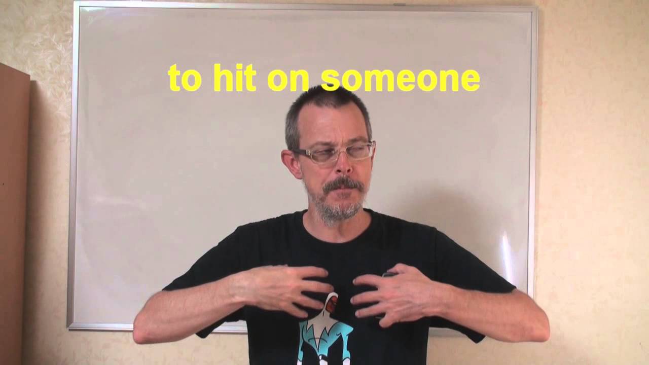 Learn English: Daily Easy English Expression 0267 -- 3 Minute English Lesson: to hit on someone