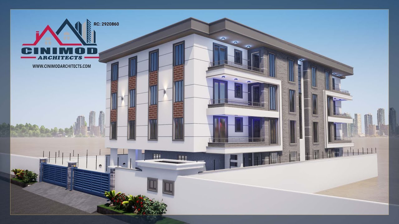 14 UNITS OF 2 BEDROOMS BLOCK OF FLATS DESIGN IN LEKKI LAGOS