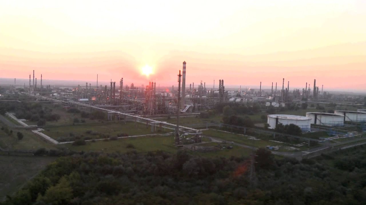 Légifelvételek a MOL százhalombattai Dunai Finomítójáról