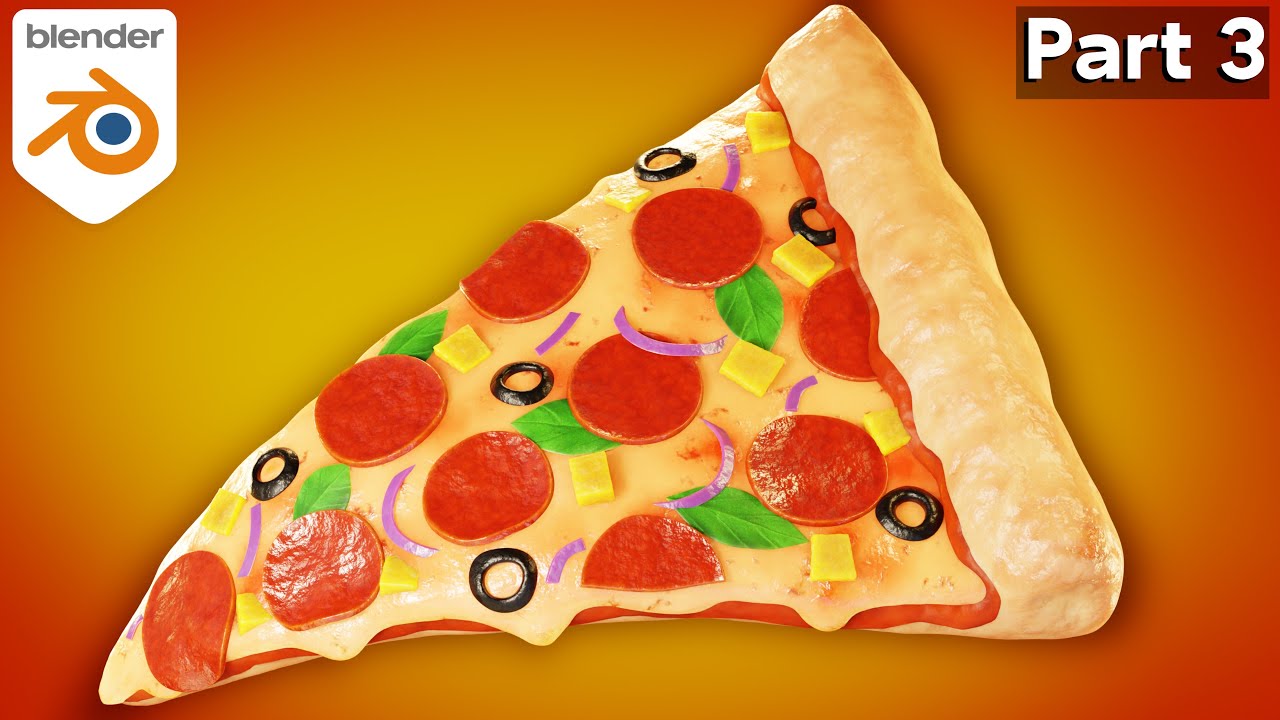 Pizza Slice 🍕 Part 3 (Blender Tutorial)