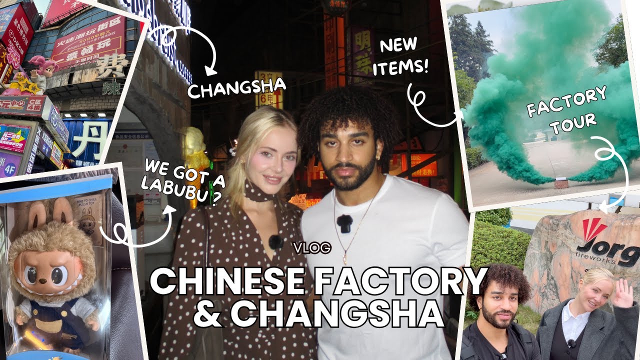 Zwiedzamy Fabrykę🏭, Jemy Pyszności🍜 i Odkrywamy Nowości✨ Changsha🇨🇳 – M&M [vlog 03]