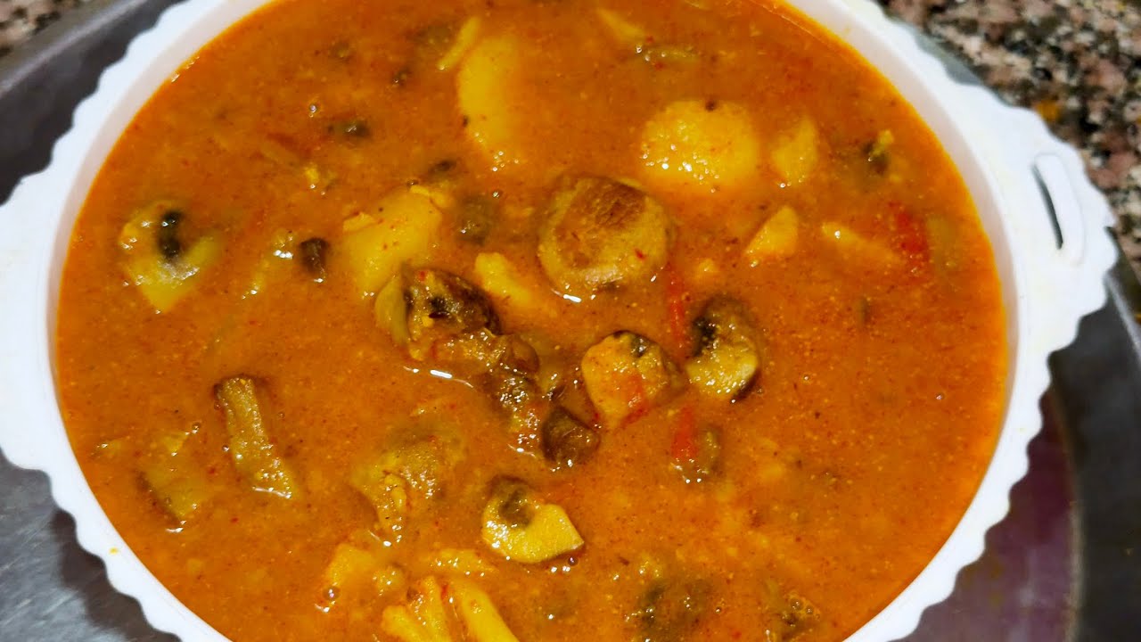 Alu mushroom cobi tarakari ❤💗❤ #swapnakitchen #mushroomrecipe 