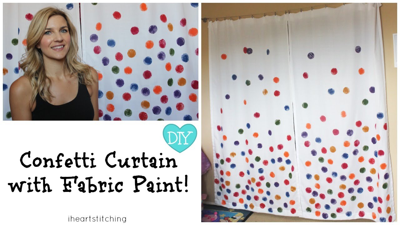 Confetti Curtain DIY