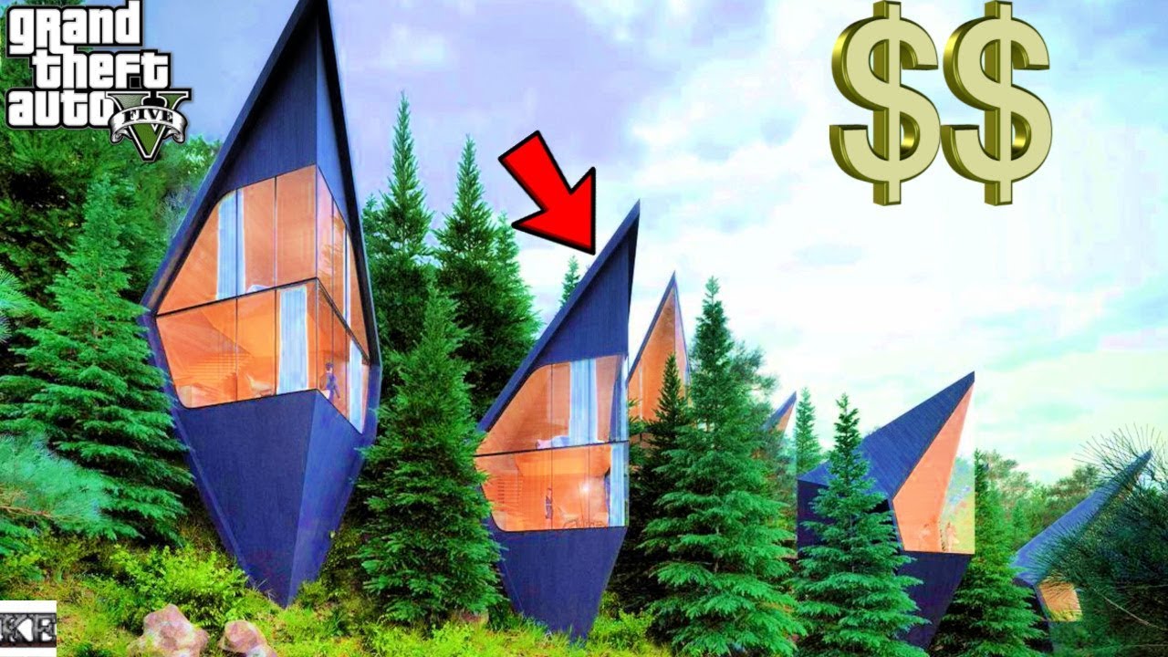 GTA 5- *New* Franklin's Tree House Mansion & Frankie Lost 😱  (GTA 5 Real Life Mods SS10 #116)