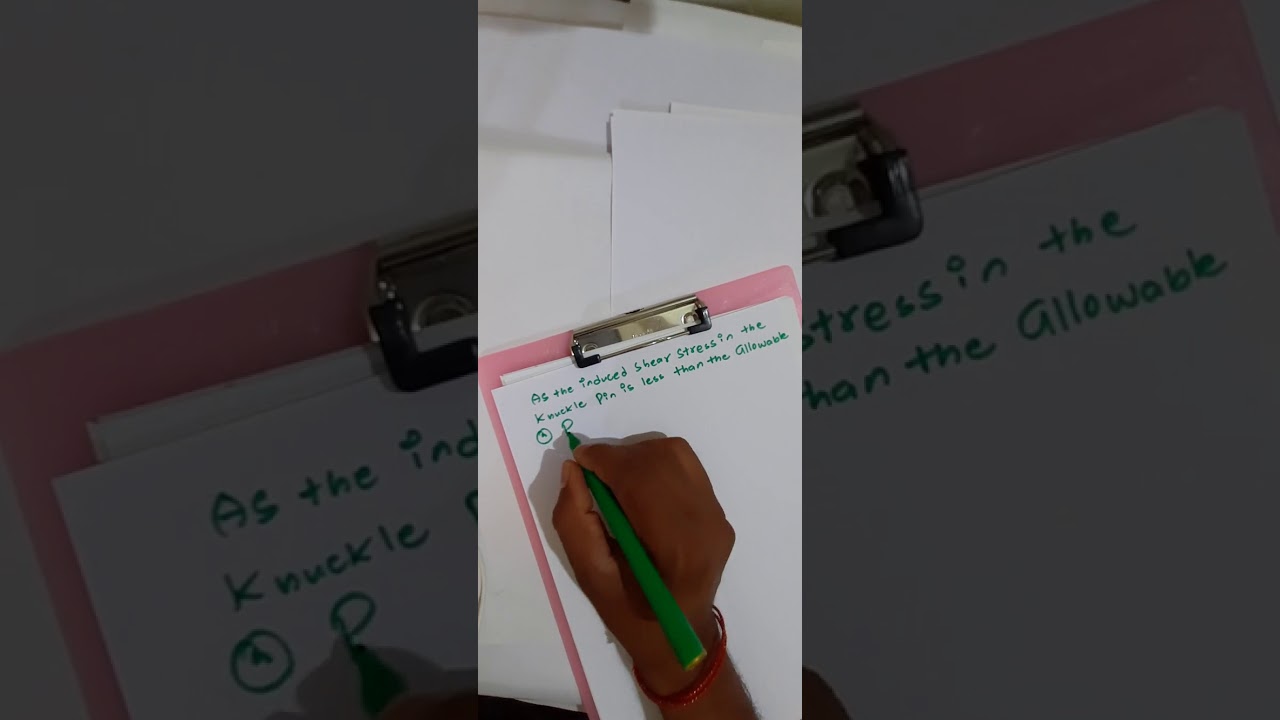 Problems on Knuckle Joint