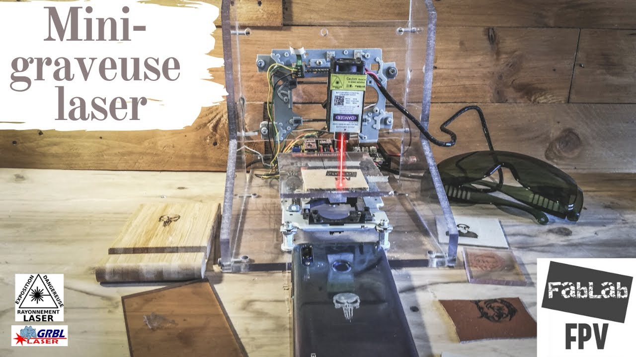 DIY - Fabrication d'une Mini graveuse  Laser PAS CHER !! ( ludique, fun )