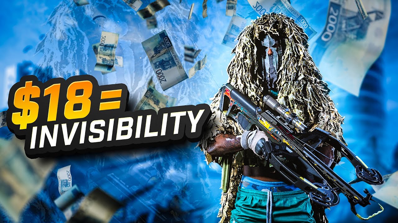 I paid Activision $18 to be Invisible in Warzone!!! (BROKEN SKIN)