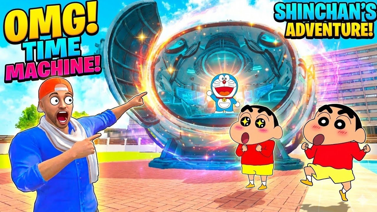 😍 Doraemon ka Time Machine ⏳ in🔥 Indian Theft Auto Simulator  