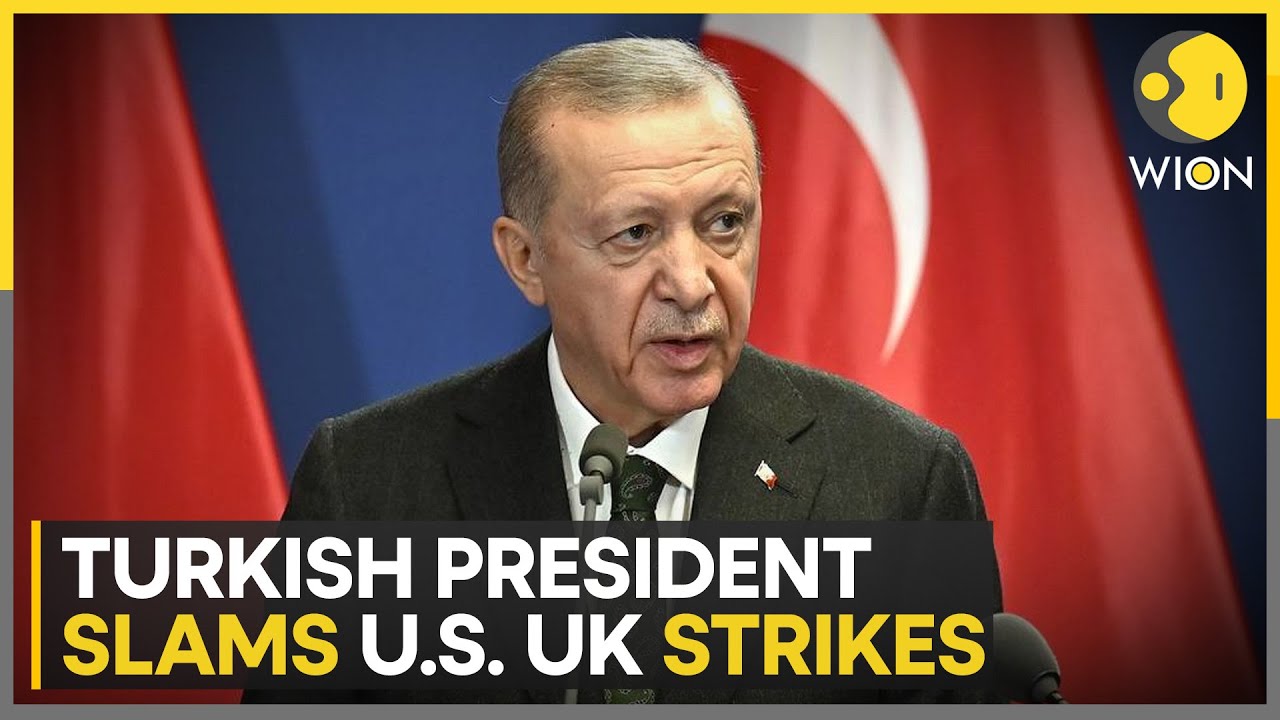 Turkey's Erdogan slams US, UK for turning red sea into sea of blood | WION