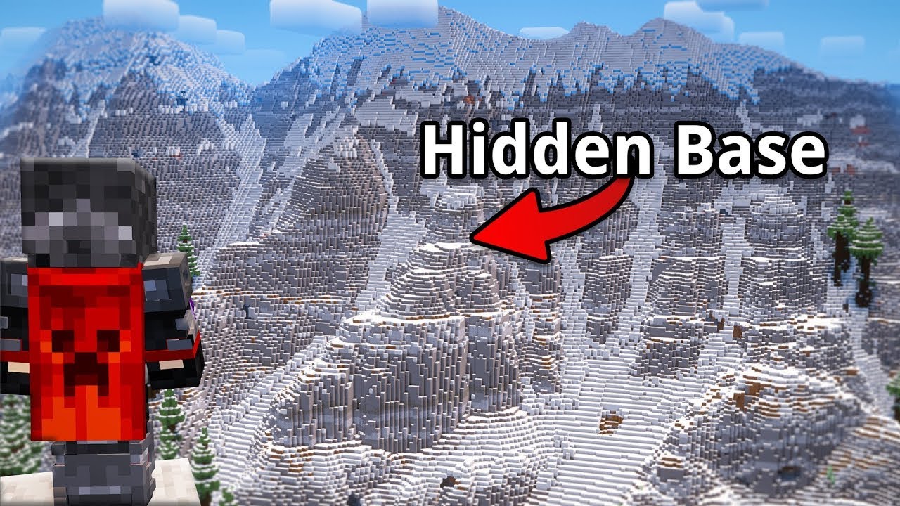 Я построил секретную базу, чтобы обмануть своих друзей в Minecraft!