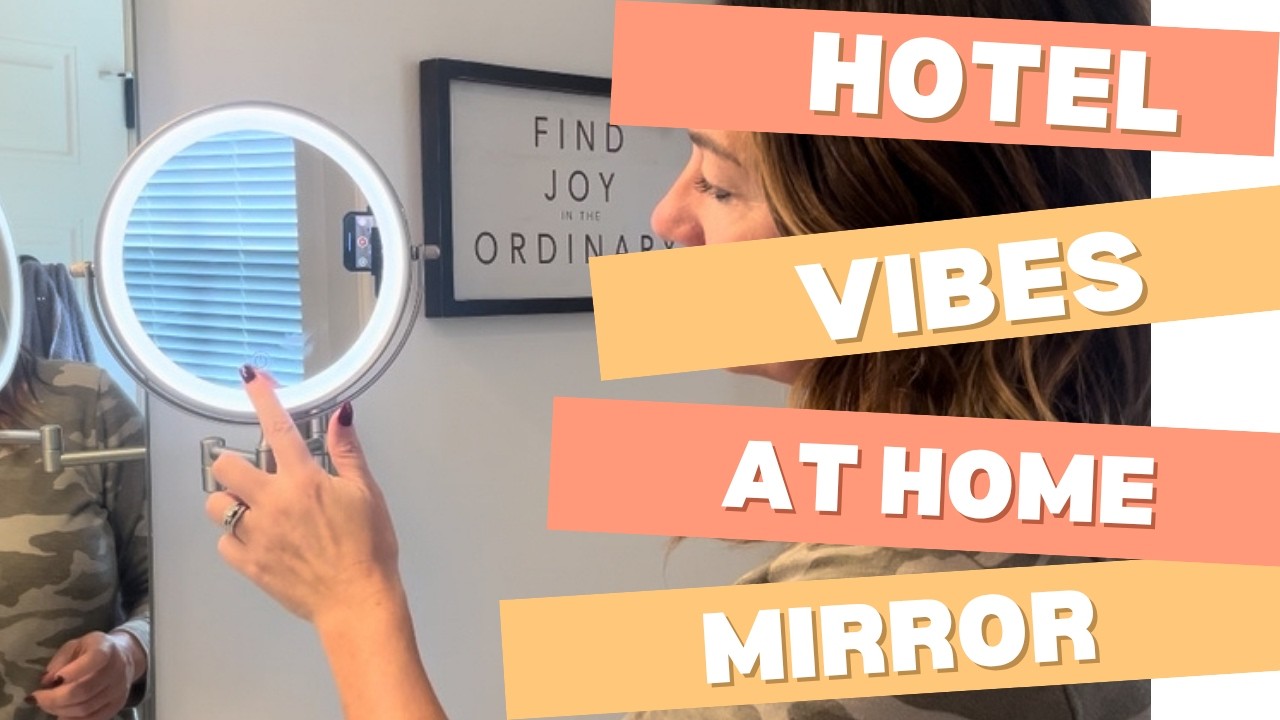 Just like in the Hotel, this two sided zoomed in Mirror is every woman's dream